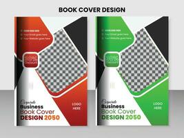 aziendale e professionale libro copertina modello design. vettore