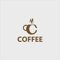 vettore caffè tazza logo ristorante attività commerciale