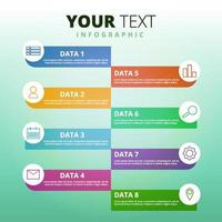 modello di elemento infografico concetto di business plan idea diagramma creativo vettore