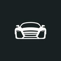 lusso auto davanti Visualizza icona vettore