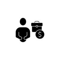 reddito imposta concetto linea icona. semplice elemento illustrazione. reddito imposta concetto schema simbolo design. vettore