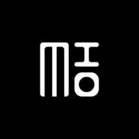 mio lettera logo vettore disegno, mio semplice e moderno logo. mio lussuoso alfabeto design