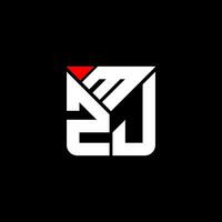 mzj lettera logo vettore disegno, mzj semplice e moderno logo. mzj lussuoso alfabeto design