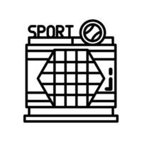 sport attrezzatura storeicon nel vettore. illustrazione vettore