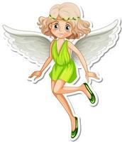 adesivo personaggio dei cartoni animati bellissimo angelo
