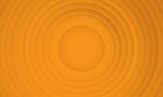 astratto cerchio strati struttura su arancia sfondo con ombra. vettore
