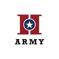 esercito logo vettore militare modello simbolo design