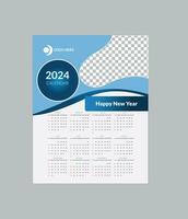 nuovo anno calandra progettazione-2024 vettore