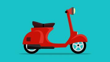 scooter trasporto icona. moderno scooter vettore isolato su il sfondo