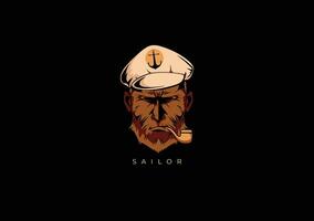 maschile marinaio logo vettore