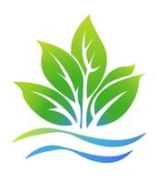 idroponica aeroponico logo modello, Salute cibo icona, biologico verdura giardino. eco-friendly in crescita. vettore illustrazione