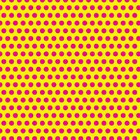 moderno semplice astratto rosa colore piccolo cerchio polka punto modello su giallo colore sfondo vettore