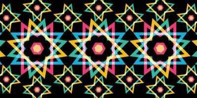 islamico geometrico colore pieno modello vettore per sfondo design.