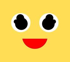 sfondo emoji faccia dei cartoni animati. vettore