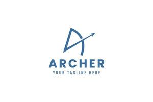 arciere logo vettore icona illustrazione