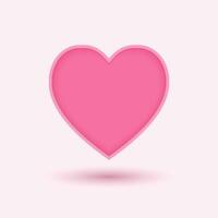 rosa cuore icona design. vettore illustrazione