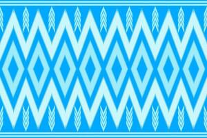 etnico geometrico modello design per tradizionale capi di abbigliamento tappeto sfondo sfondo usi blu toni. vettore