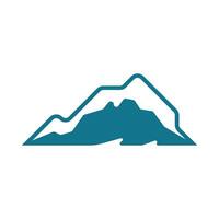 logo icona di montagna vettore