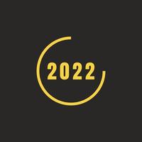 caricamento felice nuovo anno 2022 1 vettore