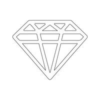 vettore diamante simbolo per in linea e mobile app. diamante gioielli come un' marchio e emblema
