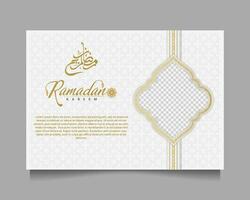 elegante Ramadan kareem sfondo, per manifesto, telaio concetto, volantino, manifesto. vettore