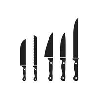 coltello icona modello vettore illustrazione