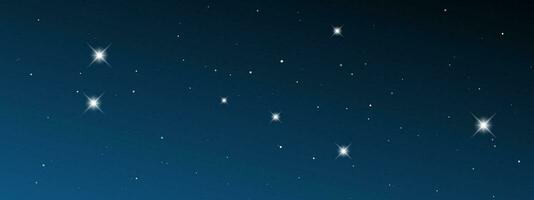 notte cielo con molti stelle vettore