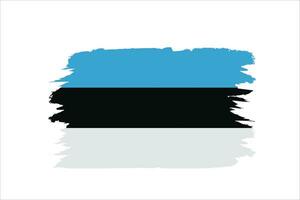 vettore illustrazione di il bandiera di Estonia