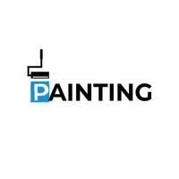 pittura azienda logo vettore dipingere rullo illustrazione design