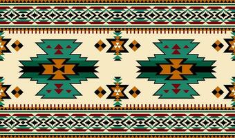 tappeto tribale modello arte. geometrico etnico senza soluzione di continuità modello tradizionale. americano, messicano stile. design per sfondo, sfondo, illustrazione, tessuto, vestiario, tappeto, tessile, batik, ricamo. vettore