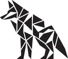 lupo silhouette modificabile vettore illustrazione isolato al di sopra di bianca sfondo