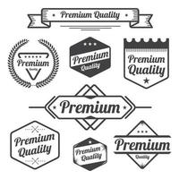 set di elementi di design vintage di qualità premium. illustrazione vettoriale