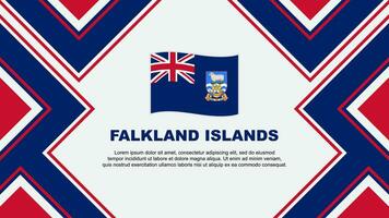 falkland isole bandiera astratto sfondo design modello. falkland isole indipendenza giorno bandiera sfondo vettore illustrazione. falkland isole vettore