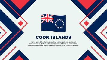 cucinare isole bandiera astratto sfondo design modello. cucinare isole indipendenza giorno bandiera sfondo vettore illustrazione. cucinare isole illustrazione