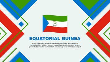 equatoriale Guinea bandiera astratto sfondo design modello. equatoriale Guinea indipendenza giorno bandiera sfondo vettore illustrazione. equatoriale Guinea illustrazione