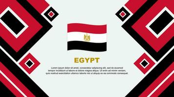 Egitto bandiera astratto sfondo design modello. Egitto indipendenza giorno bandiera sfondo vettore illustrazione. Egitto cartone animato