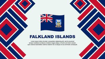 falkland isole bandiera astratto sfondo design modello. falkland isole indipendenza giorno bandiera sfondo vettore illustrazione. falkland isole