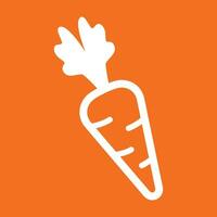 carota logo modello vettore