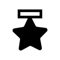 medaglia modello icona vettore. premio forma illustrazione cartello. medaglia laser taglio simbolo o logo. vettore