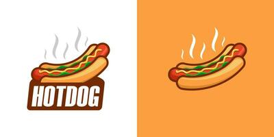 vettore logo hot dog