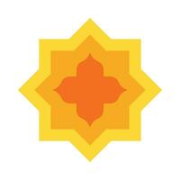islamico stella vettore piatto icona per personale e commerciale uso.