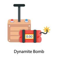 di moda dinamite bomba vettore