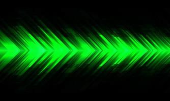 freccia verde astratta potenza della luce direzione geometrica design tecnologia futuristica moderna sfondo creativo vettore