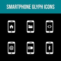 set di icone vettoriali per smartphone e app mobili