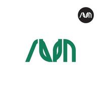 lettera aum monogramma logo design vettore