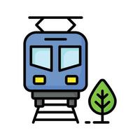 treno icona disegno, pronto per uso isolato su bianca sfondo vettore