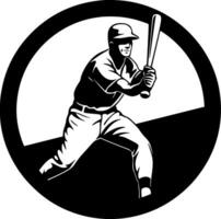 baseball, minimalista e semplice silhouette - vettore illustrazione