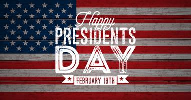 Happy Presidents Day dell&#39;illustrazione di vettore di USA