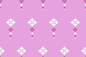 rosa tradizionale etnico modello paisley fiore ikat sfondo astratto azteco africano indonesiano indiano senza soluzione di continuità modello per tessuto Stampa stoffa vestito tappeto le tende e sarong vettore
