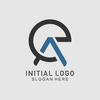 ae lettera logo design. creativo moderno un' e lettere icona vettore illustrazione.